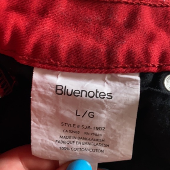 Red jean skirt - Picture 3 of 3